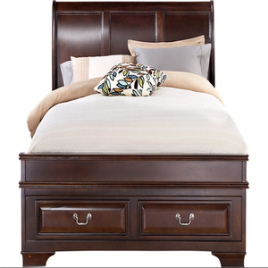 <span class=keywords><strong>Lit</strong></span> à <span class=keywords><strong>baldaquin</strong></span> en chêne massif réglable, style <span class=keywords><strong>romantique</strong></span> et postmoderne - Product Image 4
