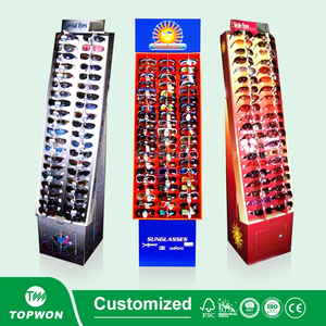 Chất lượng cao siêu thị bán lẻ Kính mắt hiển thị đứng tông Pop Pallet hiển thị giá Kính mát hiển thị đứng - Product Image 4