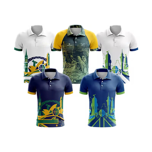 Camisetas <span class=keywords><strong>Polo</strong></span> de Golf de Lujo con Estampado, de Manga Corta, Talla Grande, de Secado Rápido, al por Mayor, las Más Vendidas, Personalizadas para Hombre - Product Image 3