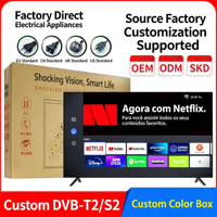Televisor LED Inteligente de 19 Pulgadas, 1080P, 60Hz, Escaneo Progresivo, Sistema Android, Altavoces Estéreo, Interfaces Completas, Robusto y Duradero