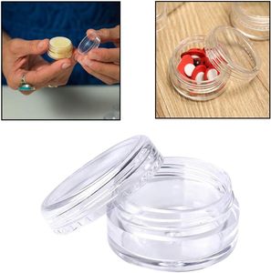 บรรจุภัณฑ์เครื่องสำอางแบบกระปุกขนาดเล็ก OEM PS Mini Jar ตัวอย่างบรรจุภัณฑ์ ขวดกระปุกเล็ก - Product Image 2