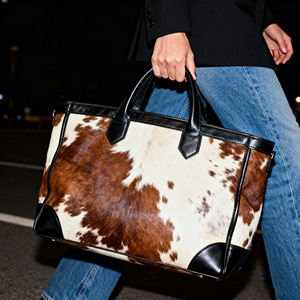 Borse Tote in Vera Pelle e Pelliccia <span class=keywords><strong>di</strong></span> Cavallo Personalizzate dal Produttore, Eleganti e Spaziose per Ufficio e Casual, per Donne - Product Image 4