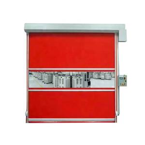 Le volet roulant à fonctionnement rapide est une porte roulante électrique dotée d'un système automatique à télécommande et à capteur - Product Image 2