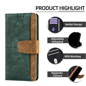 <span class=keywords><strong>เคส</strong></span>โทรศัพท์แบบพับได้หนังสีตัดสไตล์ธุรกิจ Lichicase สำหรับ <span class=keywords><strong>Oppo</strong></span> <span class=keywords><strong>A7</strong></span> Pro Max Reno 16F พร้อมช่องใส่บัตรหลายช่อง - Product Image 5