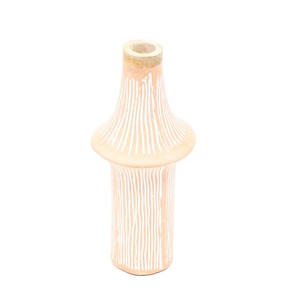 Handcrafted Eco Mix Tall Decorative Flower <b>Vase</b> 7X7X17 Inch Sustainable Stylish Accent Piece - Product Image 3