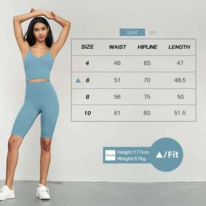 <span class=keywords><strong>Lulu</strong></span> No Front Seam 8 pulgadas Biker Shorts Control de barriga Pantalones para correr Entrenamiento Deportes atléticos Cintura alta Gimnasio Fitness Yoga Shorts - Product Image 4
