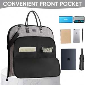 Free Sample Travel Garment <b>Bag</b>, Travel Suit <b>Bag</b> for Men, 42'' Waterproof Carry on Garment <b>Bag</b> for Hanging <b>Clothes</b> - Product Image 3