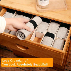 กล่องเก็บของลิ้นชักแบบแยกส่วนกล่องเก็บลิ้นชักทำจาก PP รังผึ้งและชุดชั้นใน - Product Image 5