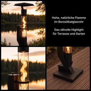 Hot Sale 3000W Cast Iron Wood Pellet <b>Stove</b> Freestanding Portable Patio <b>Fireplace</b> Glass Flame Garden Terrace Balcony Sustainable - Product Image 5