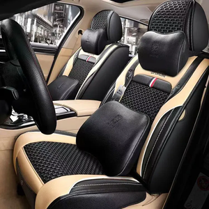 Coprisedile in Pelle PU Semplice con Cuscino, Copertura Completa in Pelle Multicolore per Auto, Universale, Vendita all'Ingrosso - Product Image 4