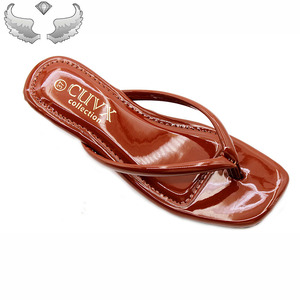 Solid-color Women's Casual High-heeled, Height-increasing <strong>Flip</strong>-<strong>flops</strong>, High-heeled Sandals, Breathable Women's slippers - Product Image 4