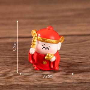 Chenjun nouvel an fête du printemps cinq dieu <span class=keywords><strong>de</strong></span> Fortune poupée bricolage décoration sac aveugle accessoires paysage bureau voiture Ornam - Product Image 6