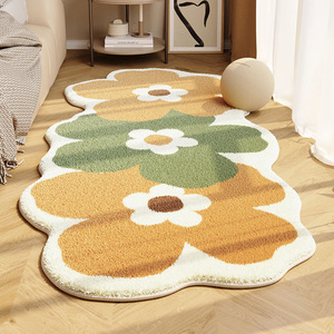 Simple Flower Shaped Living Room Bedside <b>Blanket</b> Easy To Clean Table <b>Blanket</b> - Product Image 3