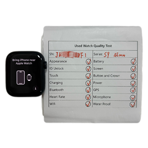 Smartwatch Usato Originale Serie 3/4/5/6/7/8/9/10 GPS + Cellulare con Cassa in Acciaio Inossidabile e Cinturino Sportivo per Apple Watch - Product Image 5