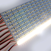 SMD2835 led barre lumineuse rétro-éclairage lumière DC 12V 12mm 144 leds 1000mm Tube dur LED bande lumières