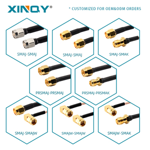 XINQY XQY-RG316/6S-6G 高性能 SMA 公头 SMA DIN 公头 RG316 射频跳线 低损耗 7 芯射频通信电缆 - Product Image 4