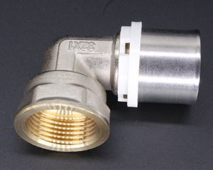 Raccords à compression universels en laiton TH&U pour tuyaux multicouches, coupleur de compression en cuivre, filetage NPT/BSP, plomberie <span class=keywords><strong>sanitaire</strong></span>, gaz - Product Image 2