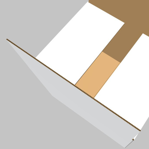 Caja de Cartón Corrugado Blanca Pequeña Personalizada para Envíos, Embalaje de Regalos, Materiales Reciclados, con Relieve y Forro de Esponja - Product Image 3