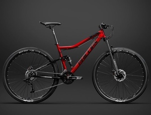 Bicicleta de Montaña Nueva OEM en Stock, 26, 27.5, 29 Pulgadas, 24, 27, <span class=keywords><strong>30</strong></span> Velocidades, Doble Amortiguación, Naranja, con Frenos de Disco, para Adultos - Product Image 5