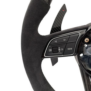 Volante Personalizado de Fibra de Carbono y Alcántara Modelo M para <span class=keywords><strong>Audi</strong></span> A3 8V A4 A5 A6 A7 C6 C7 C8 S3 S4 S5 S6 B7 B8 B9 Q5 Q7 - Product Image 4