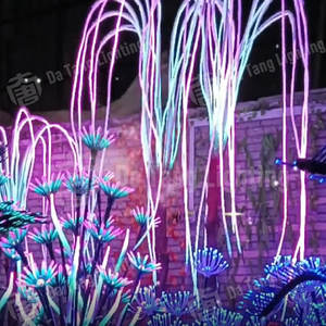 Luz decorativa LED con diseño de árbol de la vida y efecto de cambio de color para decoración de jardines y paisajes al aire libre. - Product Image 6