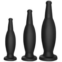 Plug anal en silicone souple en forme de bouteille de vin, masseur pour masturbation anale féminine, jouet sexuel pour adultes, portable