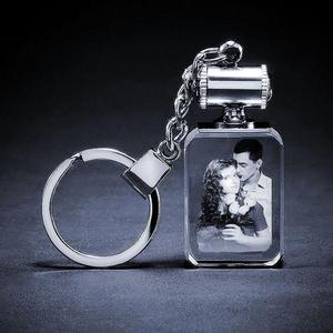 Sỉ buôn móc khóa pha lê K9 hình chữ nhật, móc khóa pha lê trơn, đèn LED, quà tặng Valentine cho nữ - Product Image 3