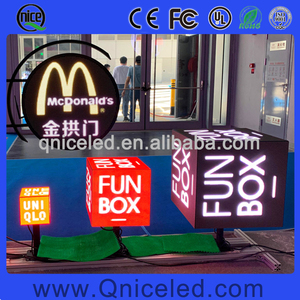 Pantalla <span class=keywords><strong>LED</strong></span> Cúbica QNICE, Pantalla <span class=keywords><strong>LED</strong></span> Programable Portátil para Publicidad en Escenarios, Letrero Cúbico de Video para Interiores y Exteriores, Pantalla <span class=keywords><strong>LED</strong></span> Cúbica P2.5 P3 P4 - Product Image 5