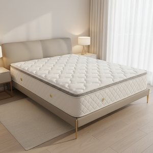 Materassi Ibridi Ortopedici di Lusso Compressi, in Tessuto Ecologico, con Memory Foam Traspirante, Misura Queen <span class=keywords><strong>per</strong></span> Camere da Letto e Hotel - Product Image 1