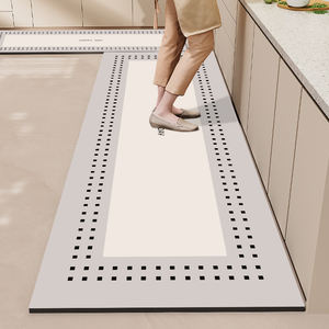 U-HOME luxe en caoutchouc fond épais cuisine porte tapis absorbant grand ensemble anti-dérapant rectangulaire Table tapis en caoutchouc sol cuisine tapis - Product Image 4