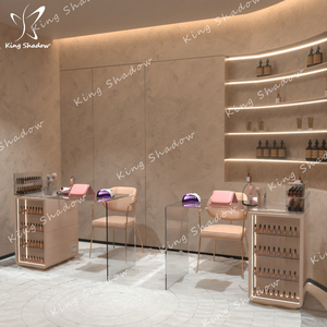 2024 material acrílico nuevos muebles de salón de <span class=keywords><strong>uñas</strong></span> <span class=keywords><strong>mesas</strong></span> de <span class=keywords><strong>uñas</strong></span> LED MESA DE MANICURA con colector de polvo <span class=keywords><strong>para</strong></span> la venta - Product Image 2