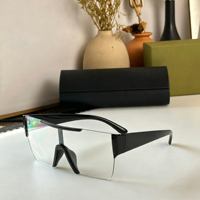 Lunettes de soleil de sport carrées tendance de luxe personnalisées unisexe de haute qualité pour l'été, avec verres dégradés et protection UV intégrale