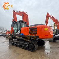 Мощный гусеничный экскаватор Hitachi ZX350-5G б/у, грузоподъемность ковша 2,0 м³, 35 тонн, для строительства и горнодобывающей промышленности