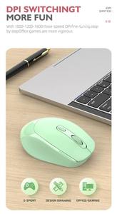 2024 <b>Mouse</b> Thin Silent Rechargeable bluetooth Wireless <b>Mouse</b> logo Printing Rechargeable bluetooth <b>Mouse</b> for Laptop and Computer - Product Image 3