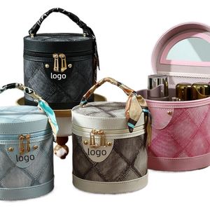 Trousse de Maquillage Grande Capacité Imperméable avec Nouveau Design Seau de Couleur Meladerma – Coffret Cosmétique Multifonctionnel pour la Vente en Gros - Product Image 1