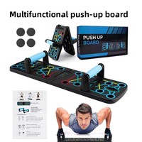 Tabla de Flexiones Plegable Multifuncional ZJFIT de Polipropileno para Ejercicios de Pecho en Casa con Banda de Resistencia