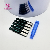 Rouleaux de film PVC/PE rigide transparent bleu, blanc et orange à bon prix, qualité pharmaceutique, résistant à l'humidité, pour emballage de liquides oraux