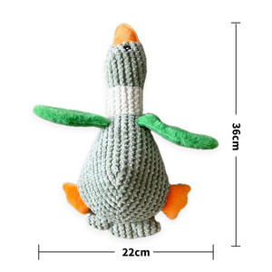 Giocattolo per Cani in Peluche a Forma di Anatra con Suono Squittente, Vendita all'Ingrosso - Product Image 2