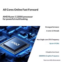 Ordinateur portable HP ZHAN66 16 pouces, neuf, Ryzen 5-220, 16 Go/32 Go de RAM DDR5, 512 Go/1 To de SSD en option, travail de bureau, lecteur d'empreintes digitales