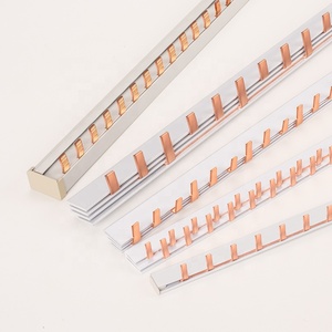 <span class=keywords><strong>Peigne</strong></span> de barre omnibus en cuivre de Type broche pour disjoncteur MCB C45 1P 2P 3P 40A 63A 100A boîte de Distribution électrique <span class=keywords><strong>peigne</strong></span> de barre omnibus en cuivre - Product Image 4