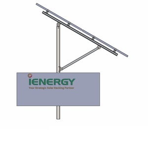 Structure de montage solaire <span class=keywords><strong>Poteau</strong></span> de percussion simple Ancrage de rail C Montage au sol de pieux de poinçonnage pour projet solaire au sol inégal - Product Image 6