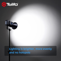 Tolifo SK-120DB Lumière Vidéo Portable 135W Haute Luminosité Bicolore LED COB Éclairage Continu pour Studio Photo, Film et Diffusion en Direct