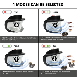 Siêu âm động vật gặm nhấm răn đe lý tưởng cho ngôi nhà và kho giữ chuột sóc và nhiều hơn nữa tại Vịnh một cách dễ dàng - Product Image 3