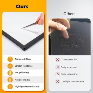 Marco de Aluminio Junlon de 9 mm de Grosor, Letrero Luminoso LED Delgado, Caja de Luz Publicitaria para Menú, Lista de Precios - Product Image 3