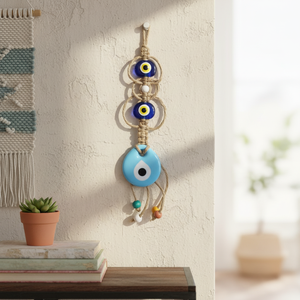 22x5cm Evil Eye Ornament Tenture murale Accessoire décoratif intrigant - Product Image 3