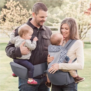 Porte-Bébé en Coton Toutes Saisons avec Siège de Hanche Ceinture de Sécurité Style Tendance <span class=keywords><strong>pour</strong></span> Explorer le Monde et les Câlins - Product Image 6