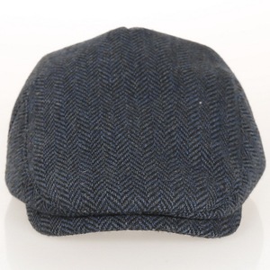 Casquette Gavroche en Tweed pour Enfants Garçons, Béret Plat Années 20 pour Petits Gentlemen, Chapeau Fedora Cabbie à Motif Chevrons - Product Image 3
