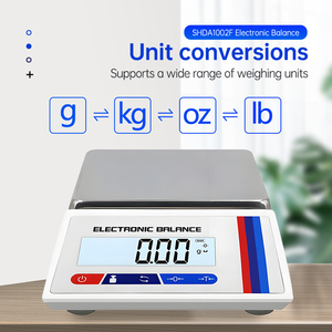 Shda1002 वर्ग प्लेट एब्स इलेक्ट्रॉनिक बैलेंस <span class=keywords><strong>rs232</strong></span> सीरियल पोर्ट कनेक्शन 0.01g सटीकता Lcd डिस्प्ले 6 किलो क्षमता - Product Image 5