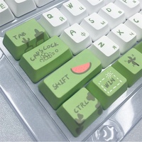Petite grenouille thaïlandaise/arabe/coréenne/russe PBT colorant Sublimation Keycaps profil OEM/XDA pour clavier mécanique 61/87/104/108
