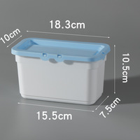 60pcs boîtes en plastique recyclables épaissi PP stockage de dosettes de blanchisserie Solution de stockage pratique